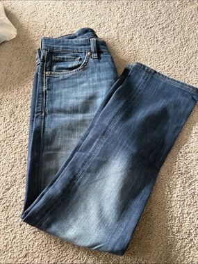 Heritage Men's Straight Jeans in Faded Blue